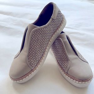 J/SLIDES Kayla Nubuck Sneaker - Size 8 1/2